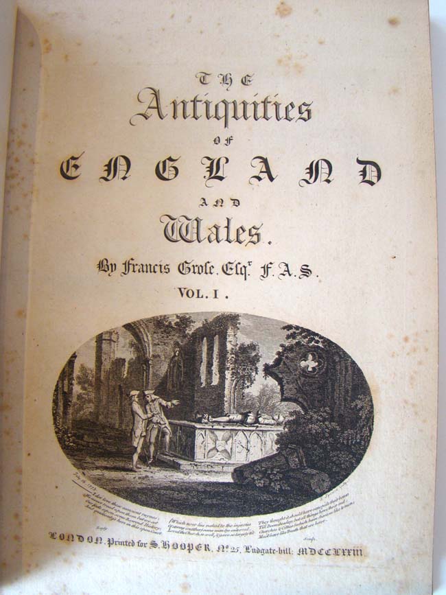 Nine First Edition volumes on British History & Antiquities by Sir Francis Grose published between 1773-1801 — image 4